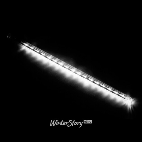 Светодиодная гирлянда Тающая Сосулька 0.8 м, 96 холодных белых LED ламп, соединяемая, IP44 Snowhouse