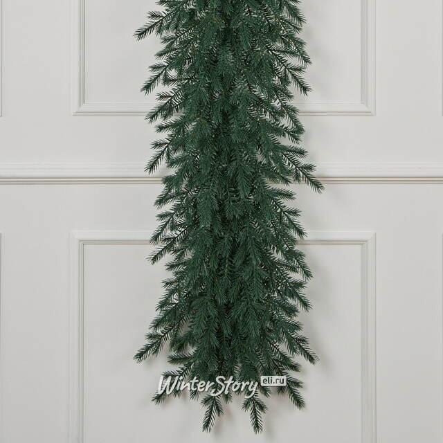 Хвойная гирлянда Мурманская 150*40 см, ЛИТАЯ 100% Max Christmas (Макс Кристмас)