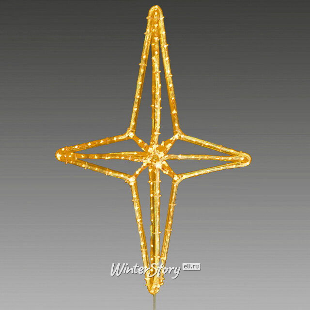 Световая макушка Полярная Звезда 50 см желтая МанузинЪ