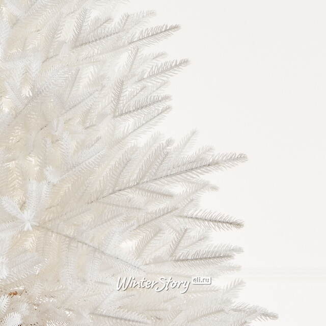 Настольная белая елка в мешочке Александрийская 90 см, ЛИТАЯ 100% Max Christmas