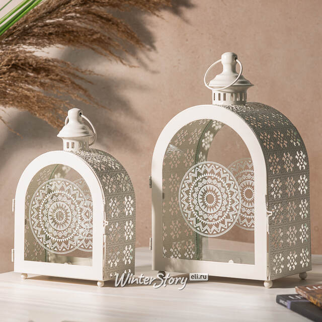 Набор подсвечников-фонарей Normanton 26-33 см, 2 шт Koopman