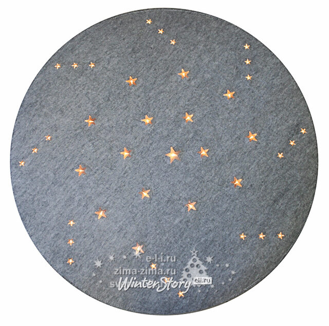 Юбка под елку Звездное светящееся 90 см, батарейка Billiet