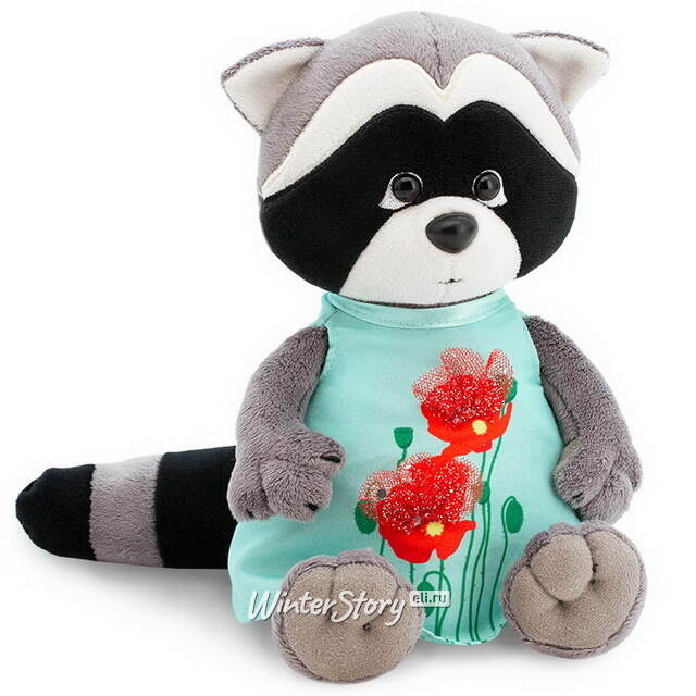 Мягкая игрушка Енотик Дэйзи: Маки 25 см, Orange Life Orange Toys