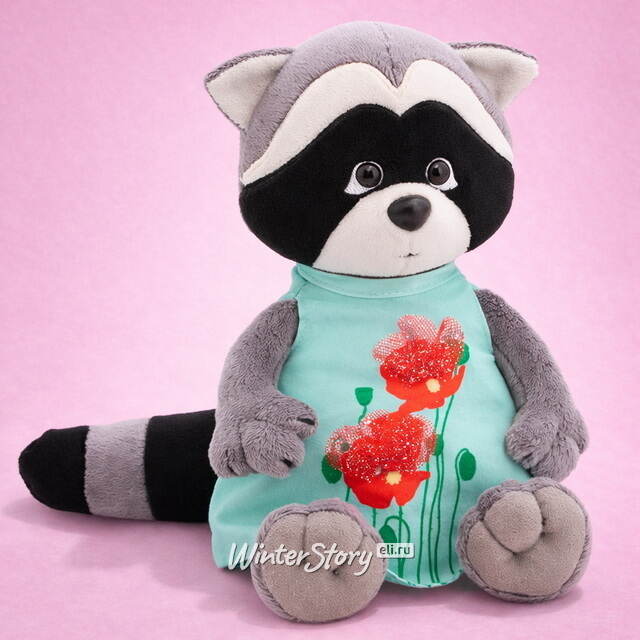 Мягкая игрушка Енотик Дэйзи: Маки 25 см, Orange Life Orange Toys