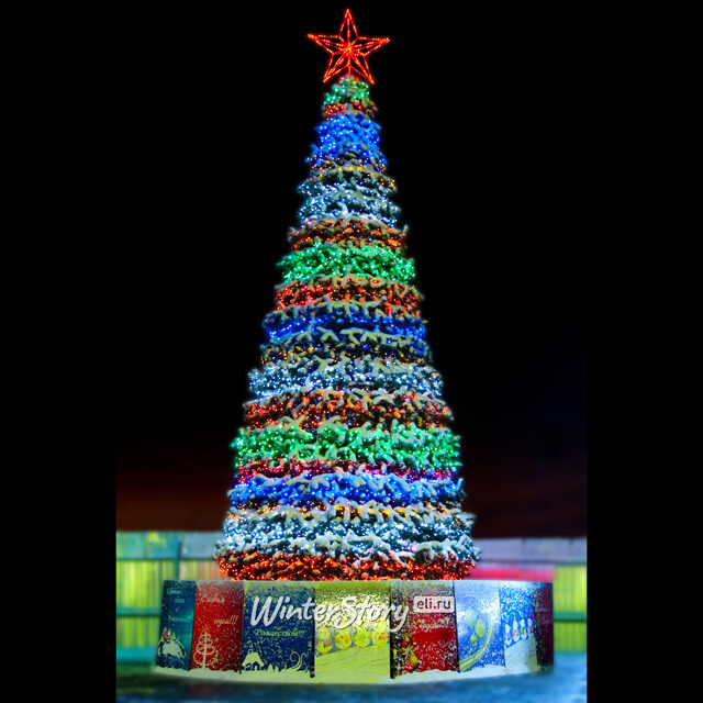 Светодинамическое освещение Северное Сияние для елки 10 м GREEN TREES