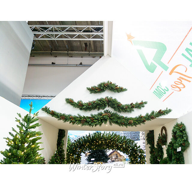 Сваг Еловый с шишками 270*36 см, ПВХ National Tree Company