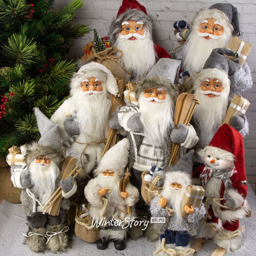 Норвежский Санта с подарками и фонариком 60 см Peha