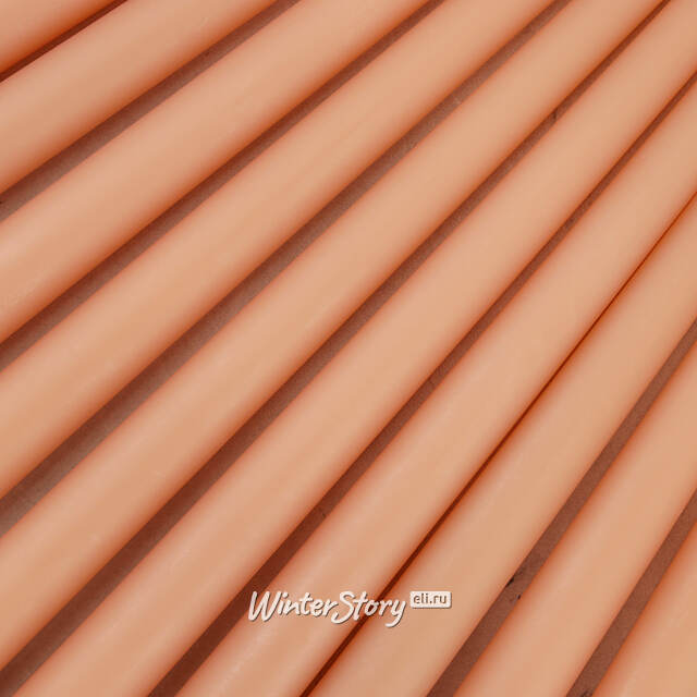 Высокая свеча 40 см Андреа Velvet персиковая Candleslight