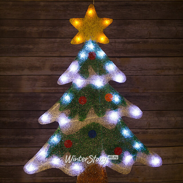 Панно светящееся "Елочка", двухстороннее LED, 56*40см Snowhouse