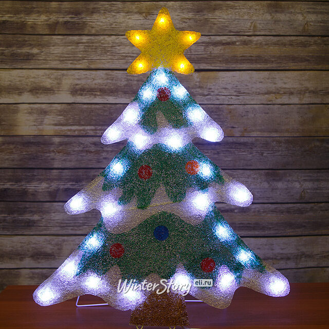 Панно светящееся "Елочка", двухстороннее LED, 56*40см Snowhouse