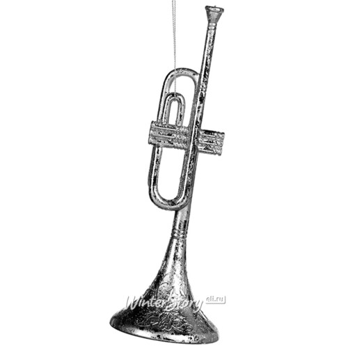 Елочная игрушка Старинная Мелодия - Труба 25 см, подвеска Goodwill