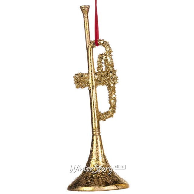 Елочная игрушка Труба Divertimento 20 см Goodwill