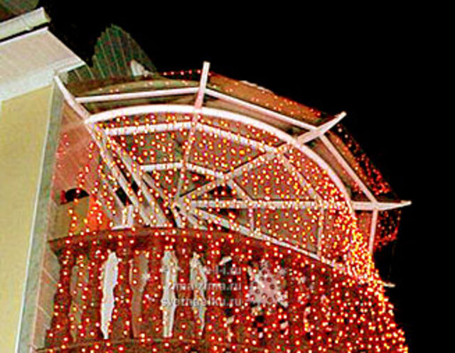 Световой занавес желтые LED-лампы (PLAY LIGHT)