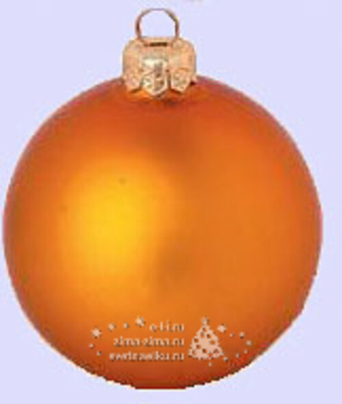Пластиковый матовый шар 12 см золото, HollClass Holiday Classics