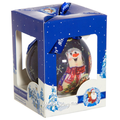 Елочный шар из папье-маше Рождественские Колядки, 7.5 см Mister Christmas