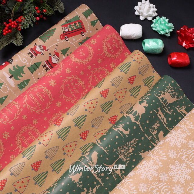 Набор для упаковки подарков Carta da Regalo - Машинки, 11 предметов  Koopman