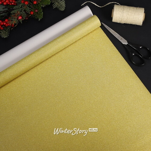 Подарочная бумага Shiny Gold 150*70 см Koopman