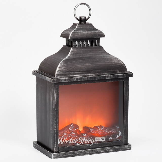 Декоративный фонарь - камин Джованни 39*25 см, батарейки Peha