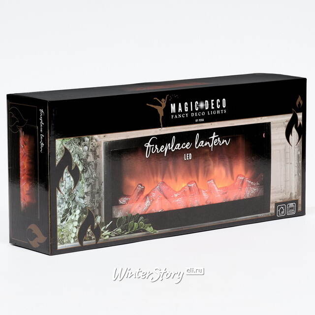 Декоративный камин Люминеско 45*20 см, батарейки Peha