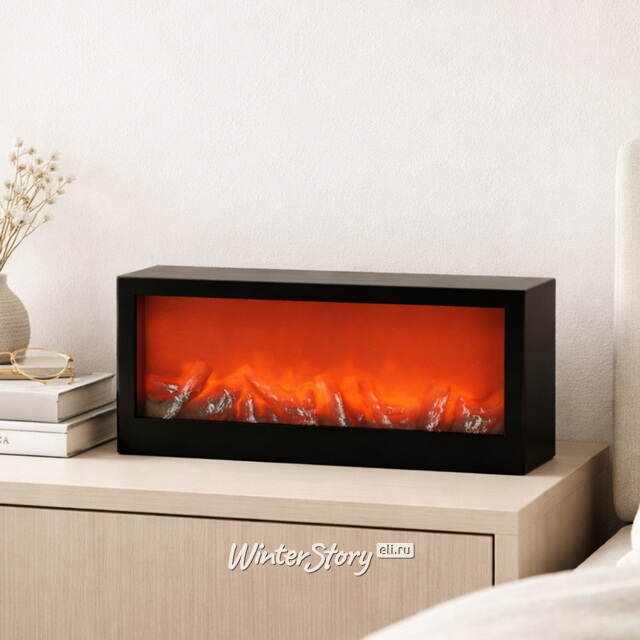Декоративный камин Люминеско 45*20 см, батарейки Peha