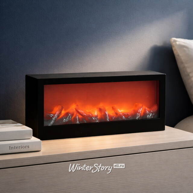 Декоративный камин Люминеско 45*20 см, батарейки Peha