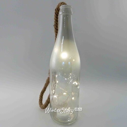 Декоративный светильник - бутылка Антверпен 25 см, на батарейках Peha