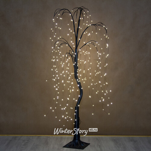 Светодиодное дерево Звёздная Ива 120 см, 320 теплых белых LED ламп, IP44 Peha