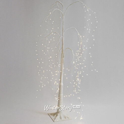 Светодиодное дерево Звёздная альпийская Ива 120 см, 320 теплых белых LED ламп, IP44 Peha