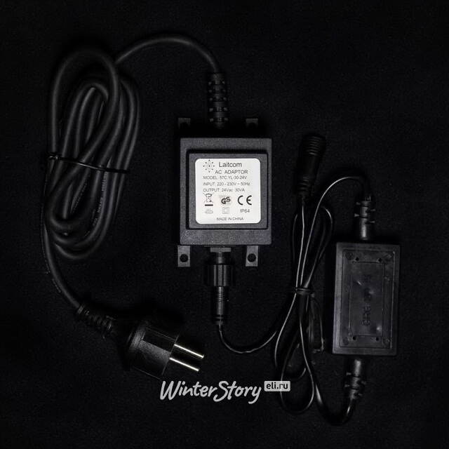 Трансформатор 30W, 24V, IP44, с выпрямителем 3А BEAUTY LED