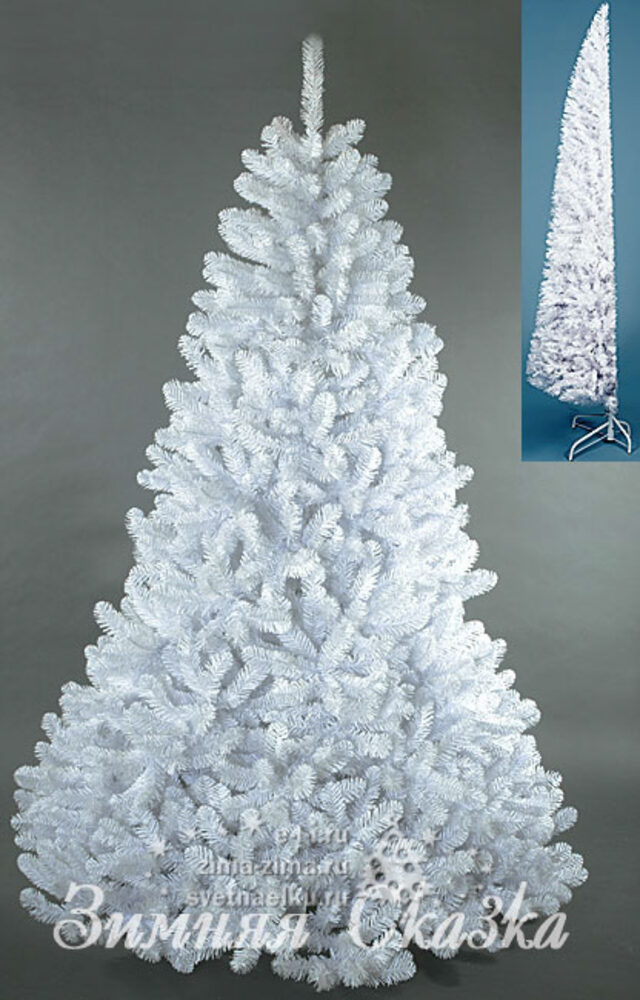 Ель пристенная угловая белая