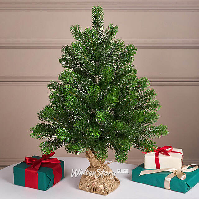 Елка настольная Русская Красавица Премиум 60 см, ЛИТАЯ 100% Царь Елка