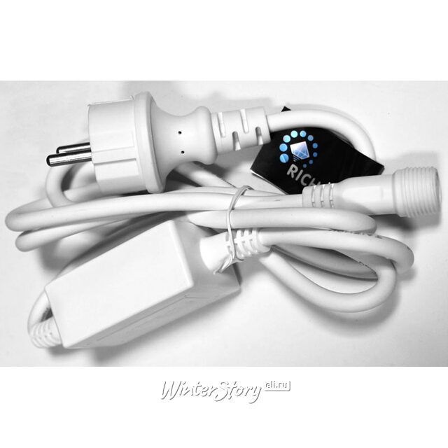 Силовой провод для электрогирлянд Rich LED, 1.5 м, белый Rich Led