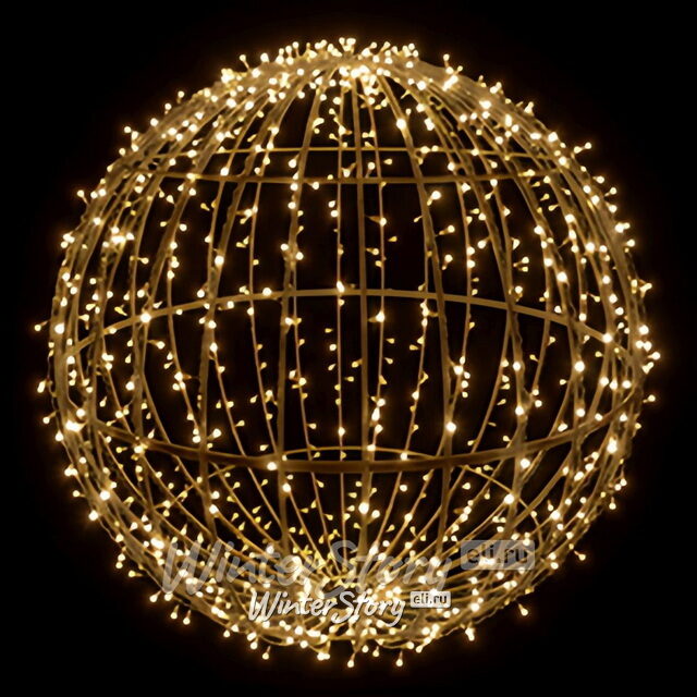 Светодиодная фигура шар Rich Led 120 см 500 теплых белых LED ламп, IP65 Rich Led