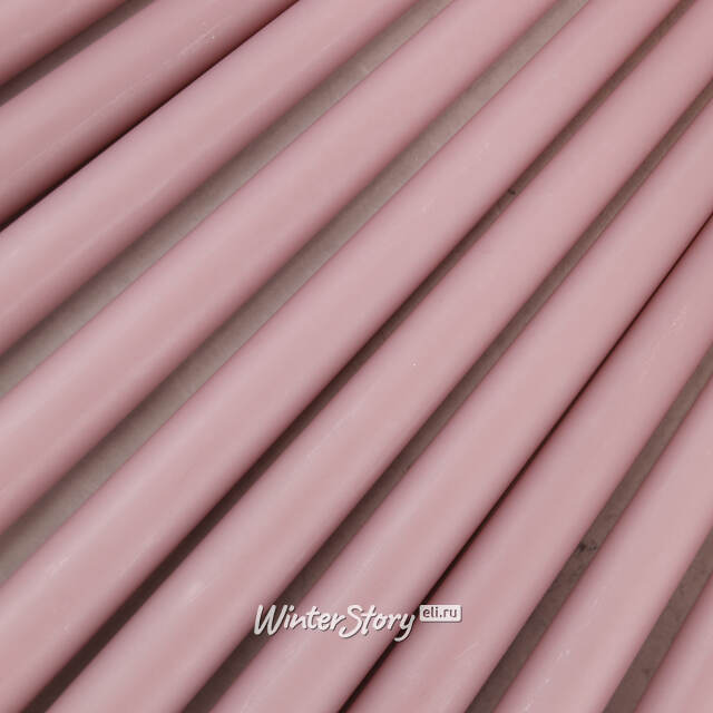 Высокие свечи 40 см Андреа Velvet роза menta, 10 шт Candleslight