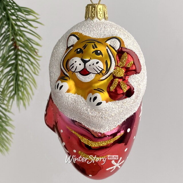 Новогодняя Игрушка Тигренок Из Ткани Новогодняя Игрушка Тигренок Из Ткани
