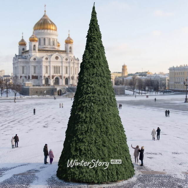 Уличная каркасная елка Русская 26 м, ПВХ GREEN TREES (Грин Трис)