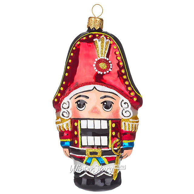 Набор стеклянных елочных игрушек Сувенир - Щелкунчик 5-12 см, 4 шт Фабрика Елочка