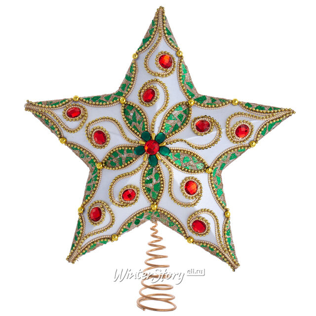 Звезда на елку Омела 34 см Kurts Adler