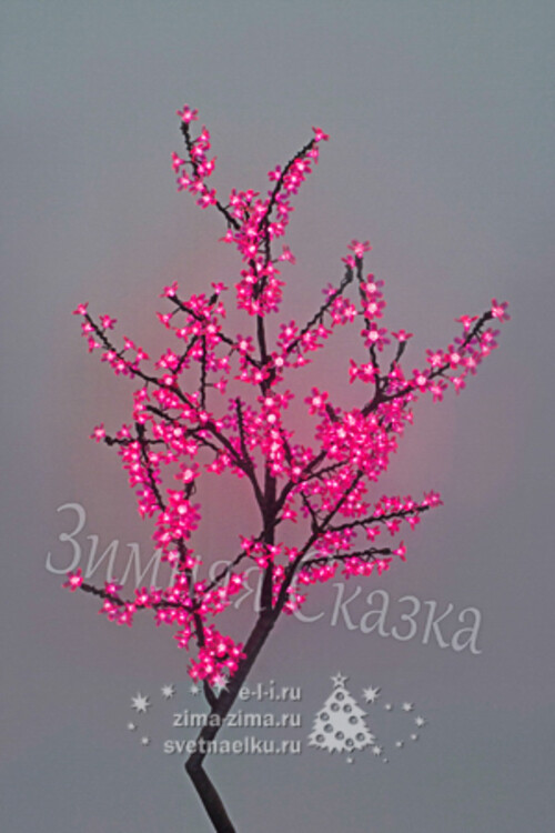 Светодиодное дерево "Сакура", 150 см, уличное, 360 РОЗОВЫХ LED ламп BEAUTY LED