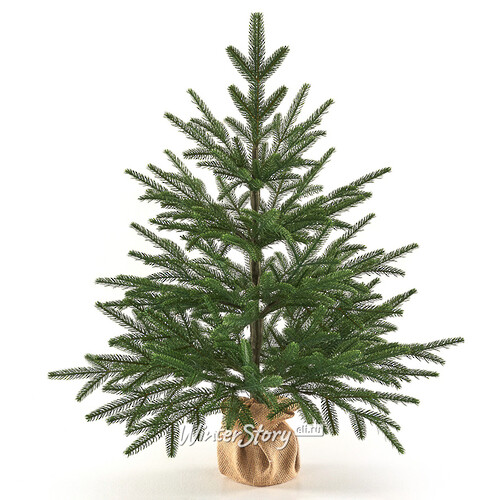 Настольная елка в мешочке Семирамида 70 см, ЛИТАЯ 100% Max Christmas
