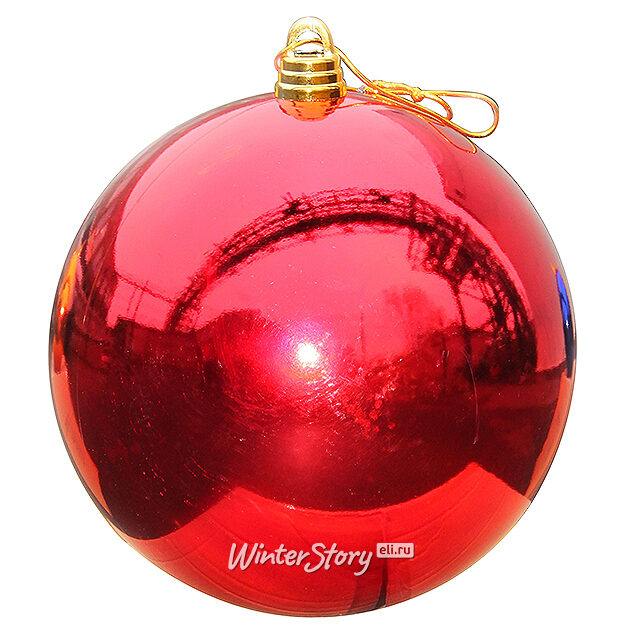 Пластиковый шар 50 см красный глянцевый, Snowhouse Snowhouse