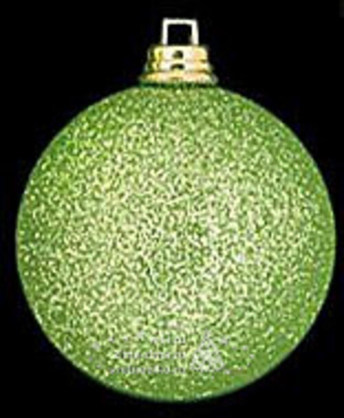 Пластиковый глянцевый шар 15 см светло-зеленый, HollClass Holiday Classics
