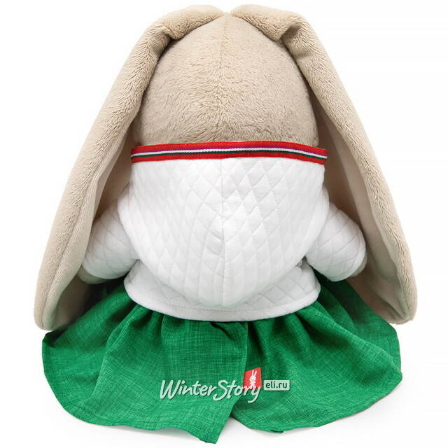 Мягкая игрушка Зайка Ми в курточке и с земляничкой на ушке 23 см Budi Basa