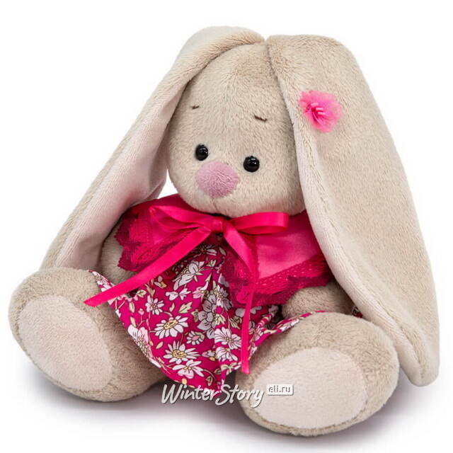 Мягкая игрушка Зайка Ми в сарафане и воротничке 15 см коллекция Малыши Budi Basa