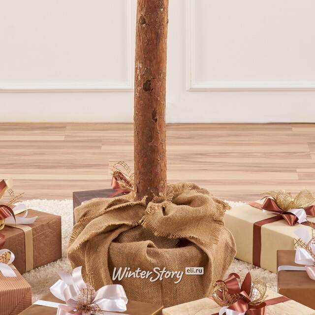 Искусственная елка Скандинавская Премиум 210 см с натуральным стволом, ЛИТАЯ+ПВХ Max Christmas (Макс Кристмас)