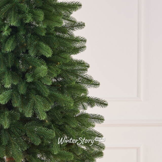 Искусственная елка Скандинавская Премиум 210 см с натуральным стволом, ЛИТАЯ+ПВХ Max Christmas (Макс Кристмас)