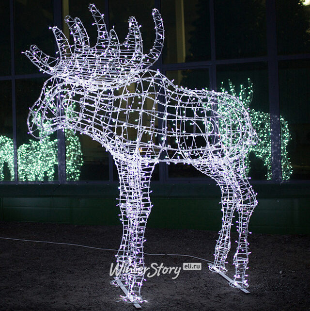 Светящийся Лось 240 см GREEN TREES