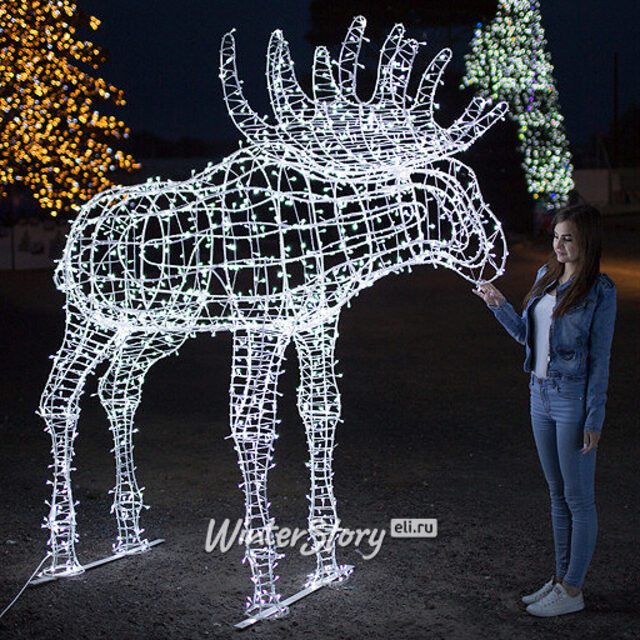 Светящийся Лось 240 см GREEN TREES