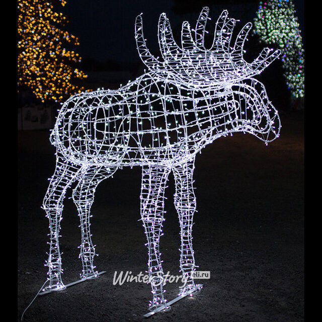 Светящийся Лось 240 см GREEN TREES