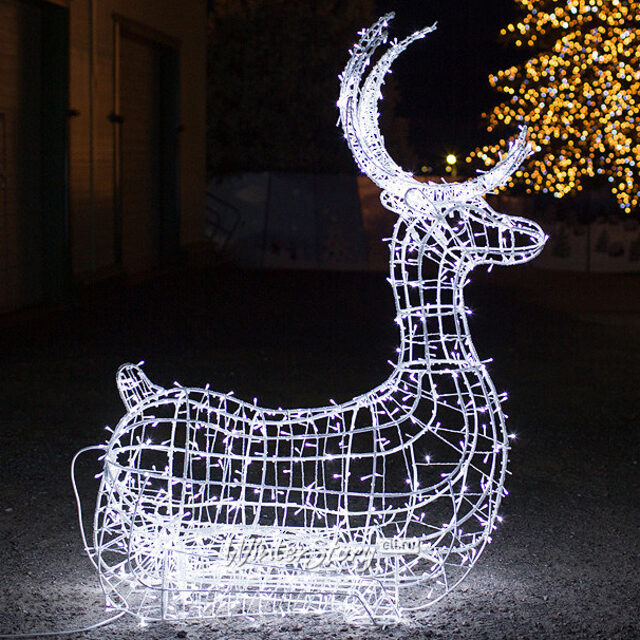 Светящийся олень Купидон 120 см GREEN TREES